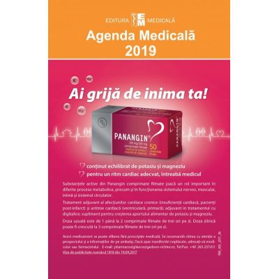 Noua editie a Agendei Medicale 2019 a fost lansata